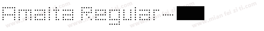 Amalta Regular字体转换